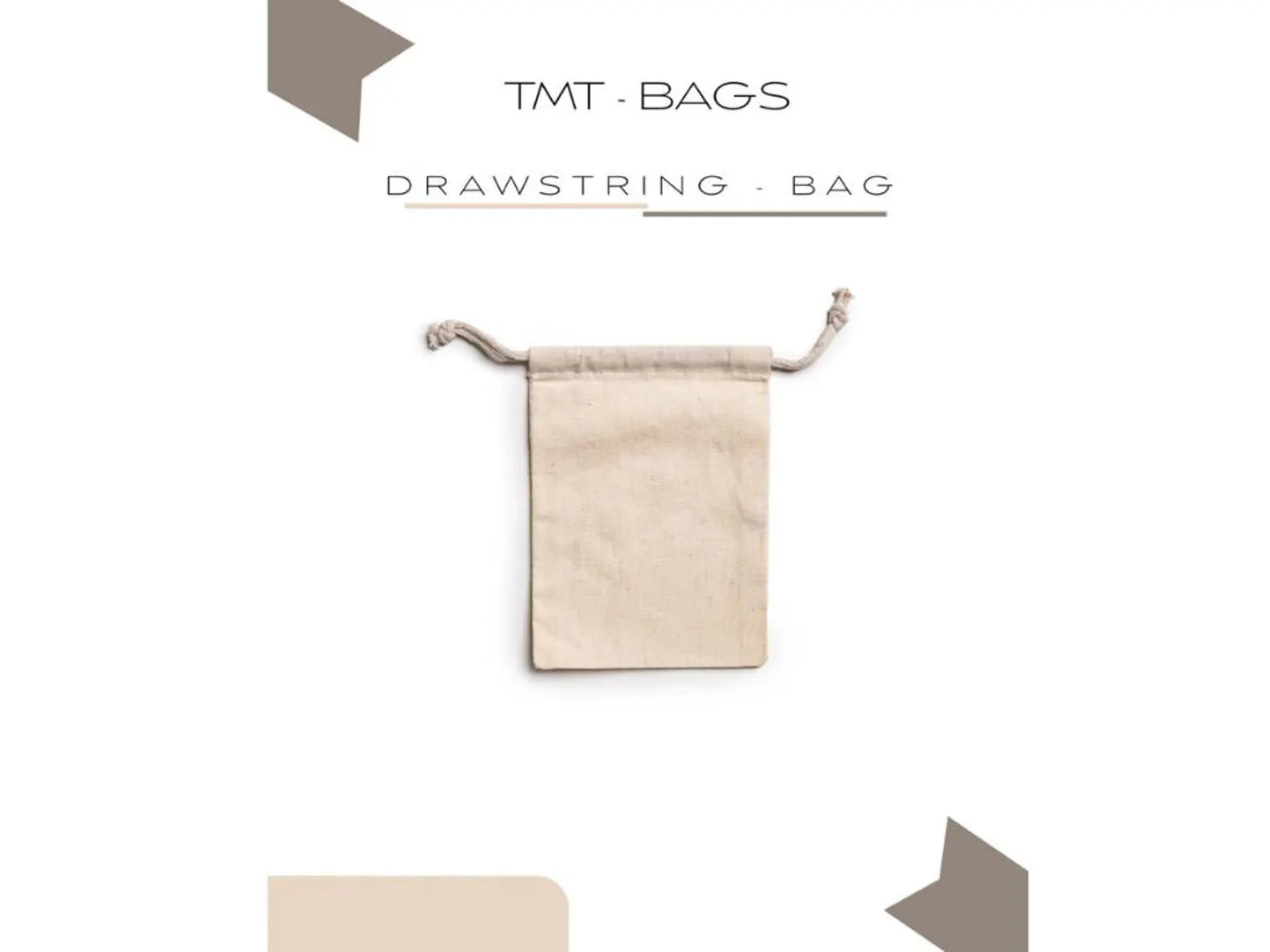 Organic Cotton Muslin Favor Bags